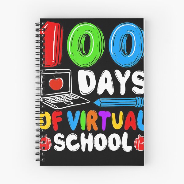 Item preview, 100 Days Of Virtual School - Funny 100th Day Of School 2021 designed and sold by AaronWeedo.
