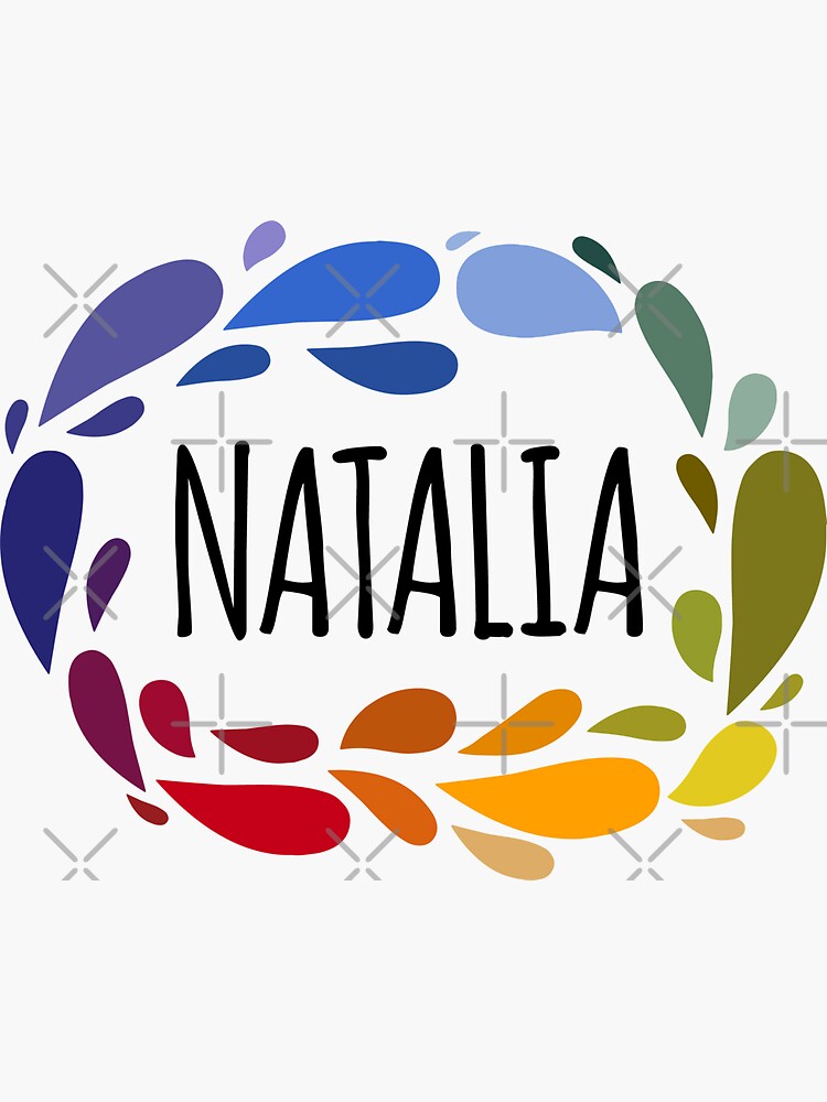 "Natalia Names for Wife Daughter and Girl" Sticker for Sale by