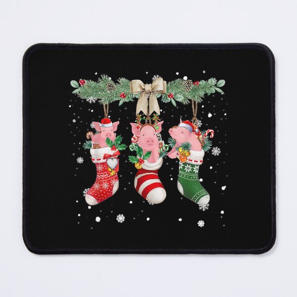 Item preview, Pig In Christmas Socks - Pig Loves Xmas designed and sold by danieljames11.