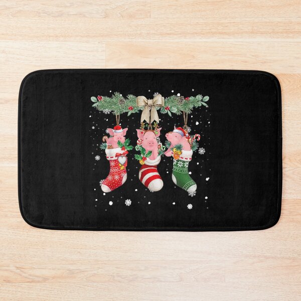 Item preview, Pig In Christmas Socks - Pig Loves Xmas designed and sold by danieljames11.