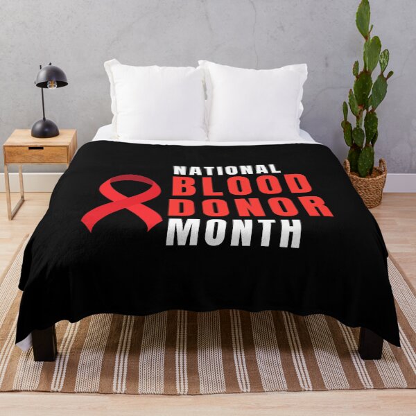 Item preview, National Blood Donor Month - Blood Donation Awareness designed and sold by AwarenessCloud.