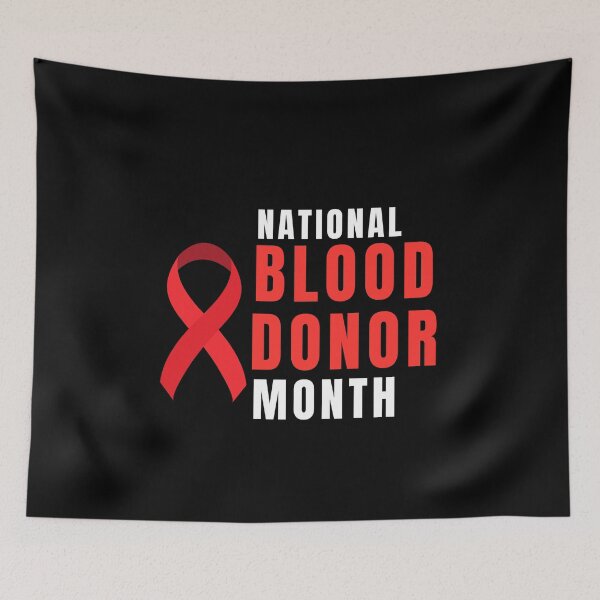 Item preview, National Blood Donor Month - Blood Donation Awareness  designed and sold by AwarenessCloud.