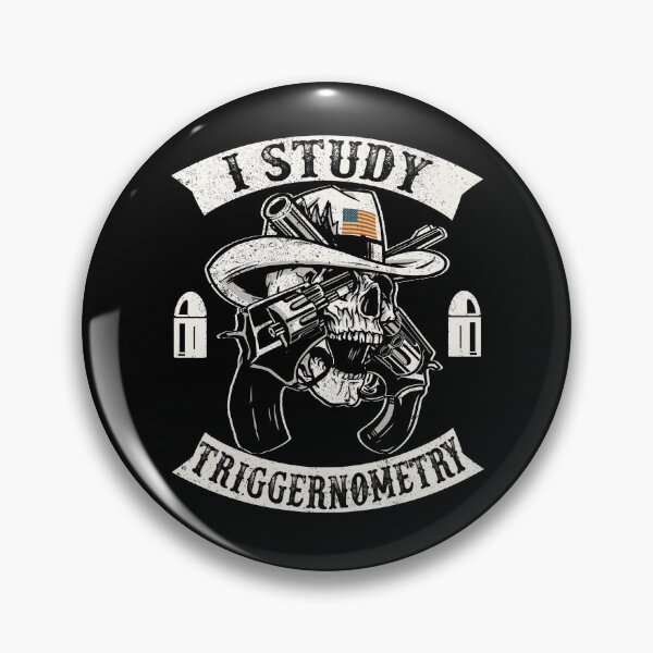 Item preview, I Study Triggernometry Gun Saying Funny Outfit American Flag designed and sold by GraphifyArt.