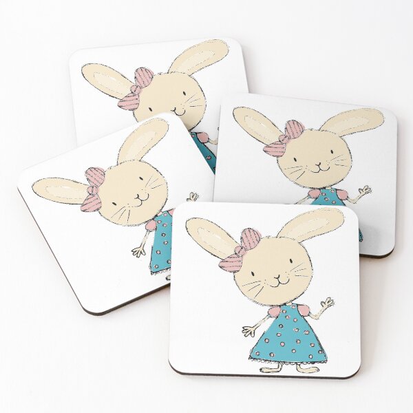 Item preview, Cute colorful bunny, hand drawn illustration designed and sold by mashkety.