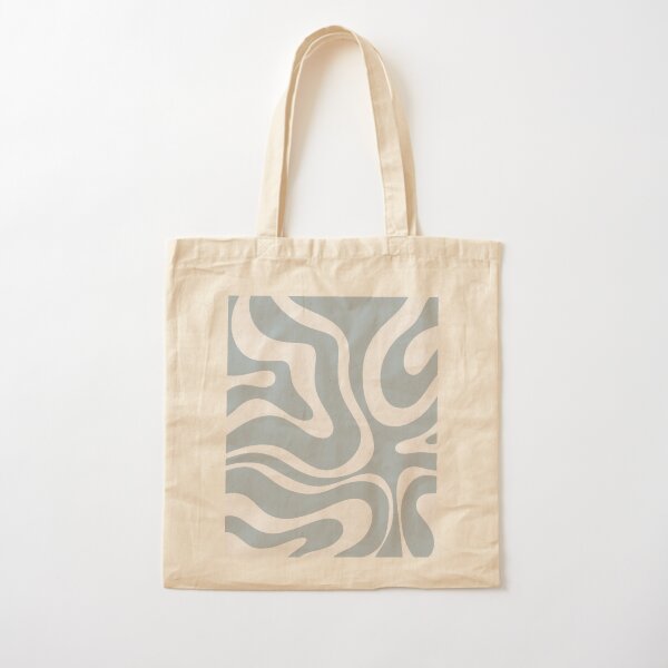 Soft Grey Jersey Knit Pattern Tote Bag