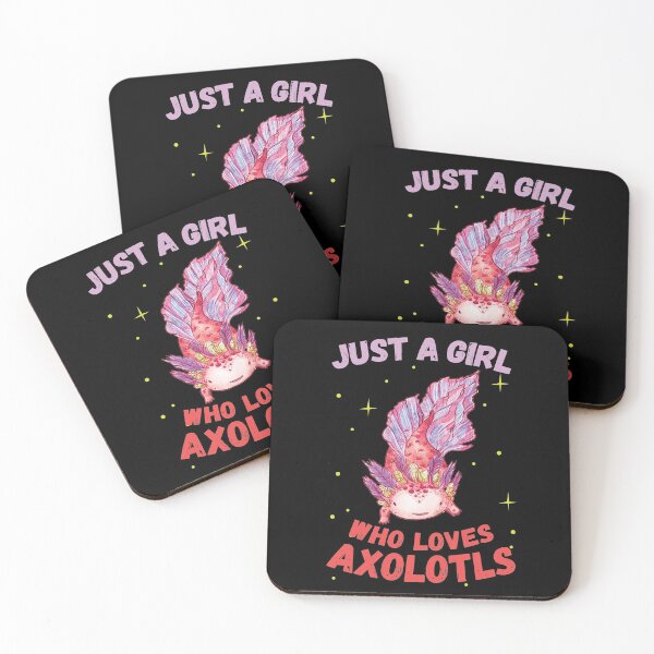 Item preview, Just A Girl Who Loves Axolotls designed and sold by foramelie.