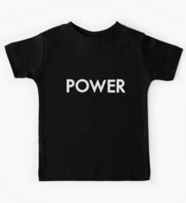 power (white) Kids Tee