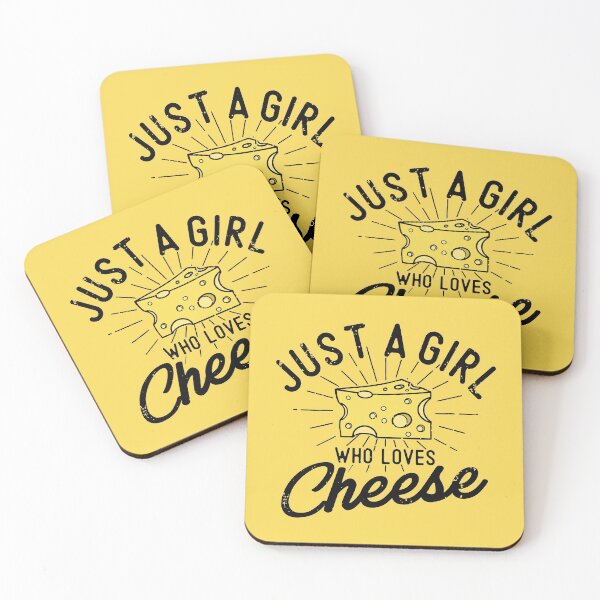 Item preview, Just A Girl Who Loves Cheese Lover for Girls Funny Food Quote designed and sold by alenaz.
