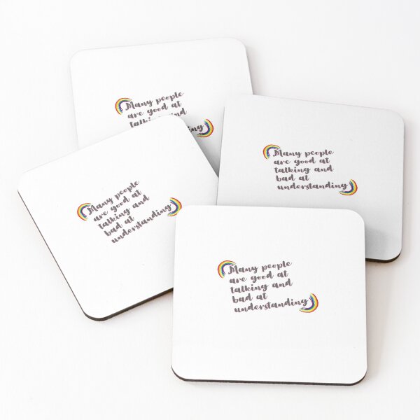 Item preview, “many people are good at talking and bad at understanding,” designed and sold by storeAN.