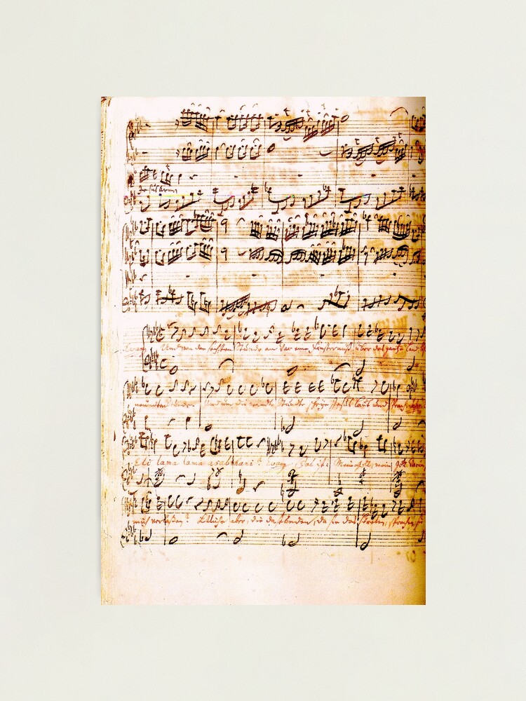 sheet music of Johann Sebastian Bach sheet music of Johann Sebastian Bach