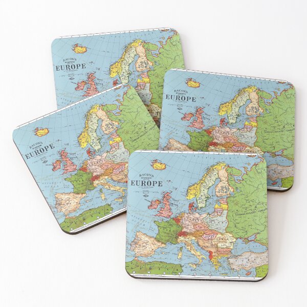 Item preview,  Bacon's standard map of Europe, 1923.  designed and sold by vintagemapstore.