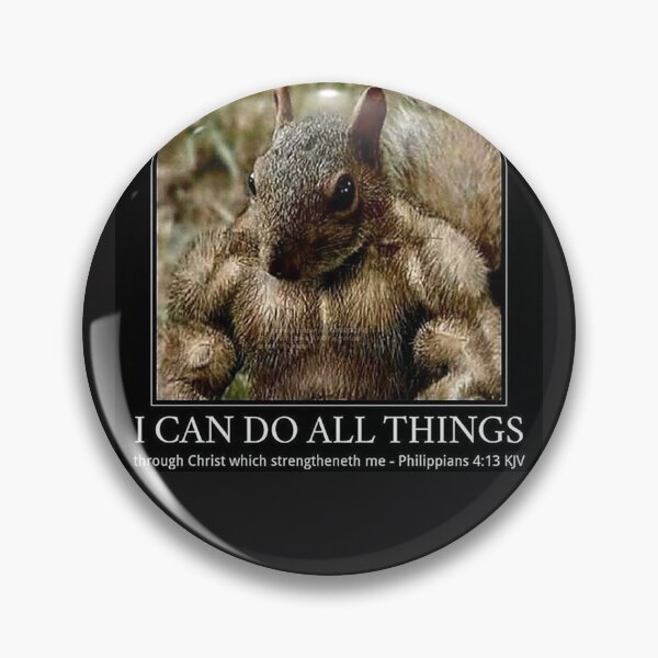 Item preview, buff squirell bible meme Sticker designed and sold by MartinLin.