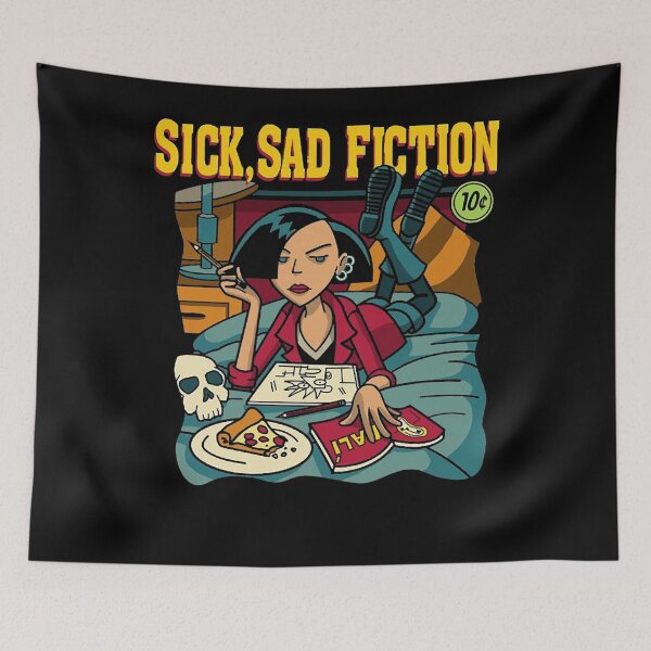 Item preview, SICK, SAD FICTION - JANE LANE Classic T-Shirt designed and sold by JamesWoodrum.