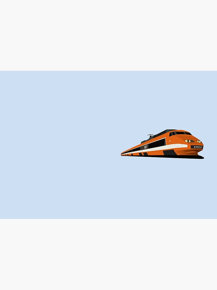 TGV Orange High-Speed Train, SNCF TGV Sud-Est | Hardcover Journal