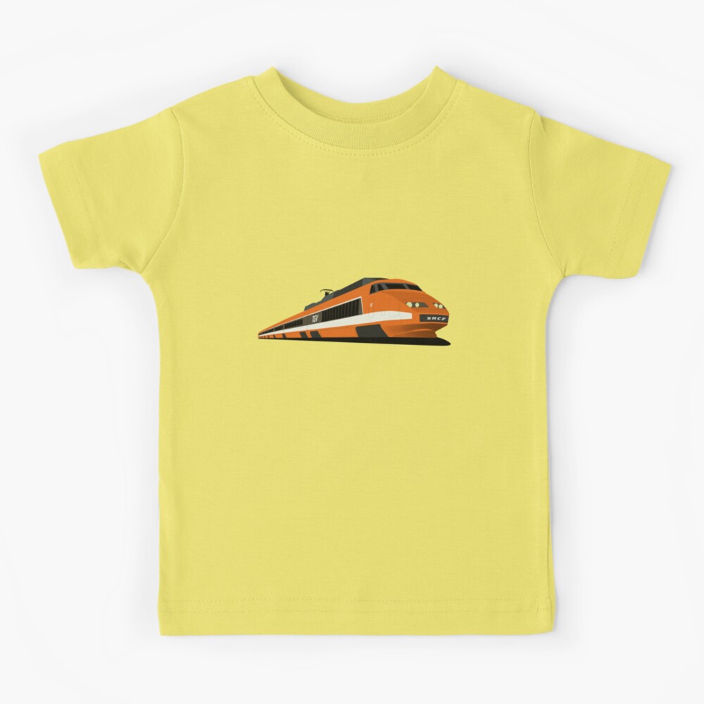 TGV Orange High-Speed Train, SNCF TGV Sud-Est  Kids T-Shirt for Sale by  JonesyDave