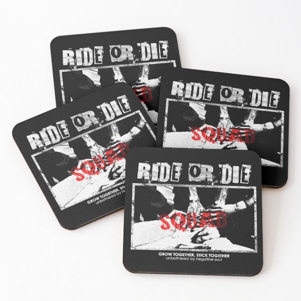 Item preview, ride or die squad (black vers) designed and sold by since-dayone.
