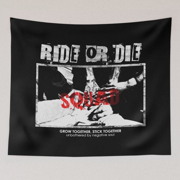 Item preview, ride or die squad (black vers) designed and sold by since-dayone.