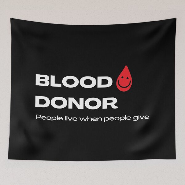 Item preview, Proud Blood Donor - People Live When People Give -  National Blood Donor Month designed and sold by AwarenessCloud.