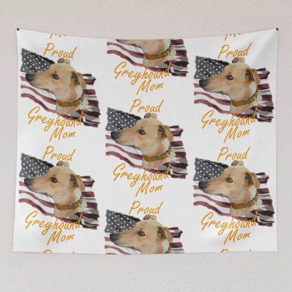 Item preview, Proud Greyhound Mom - US Flag   designed and sold by SadSacDesigns.