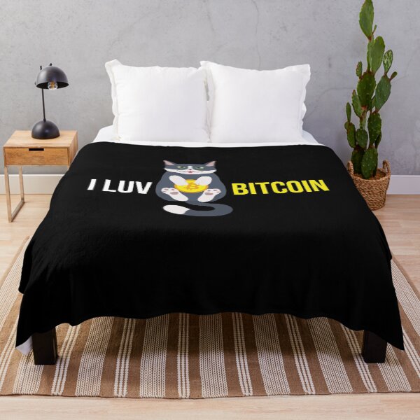 Item preview, I Luv Bitcoin Cat Cryptocurrency Btc Cat designed and sold by MooonTees.