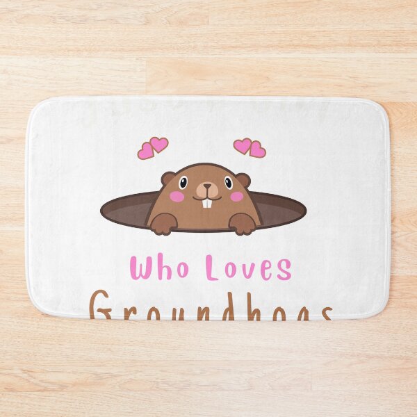 Item preview, Just A Girl Who Loves Groundhogs , Groundhog Day designed and sold by Alan-NY.