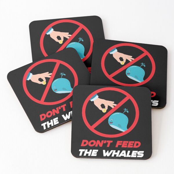 Item preview, Dont Feed The Whales Cryptocurrency Btc designed and sold by MooonTees.