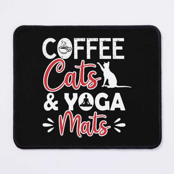 Item preview, Coffee Cats and Yoga Mats designed and sold by Ala Muk.