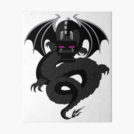 Minecraft Baby Ender Dragon Art Board Print for Sale by Wrenflight