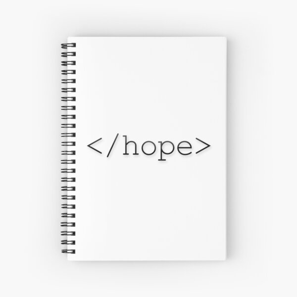 </hope> - by COiNIIIP. Spiral Notebook