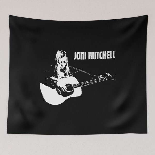 Item preview, Joni Mitchell White Stencil designed and sold by StaceyMitchel.