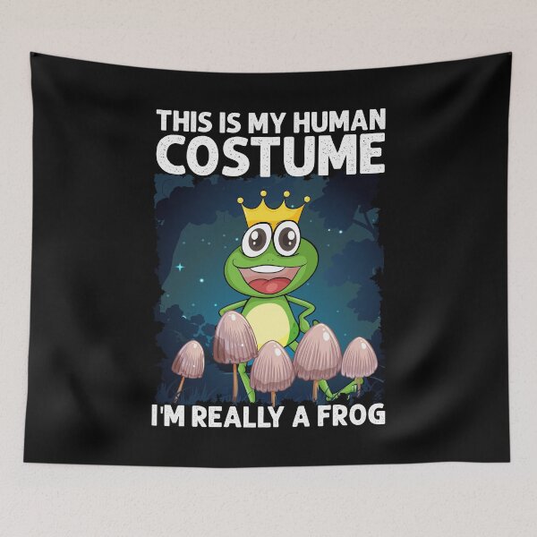 Item preview, This Is My Human Costume I’m Really A Frogs designed and sold by mteehut.