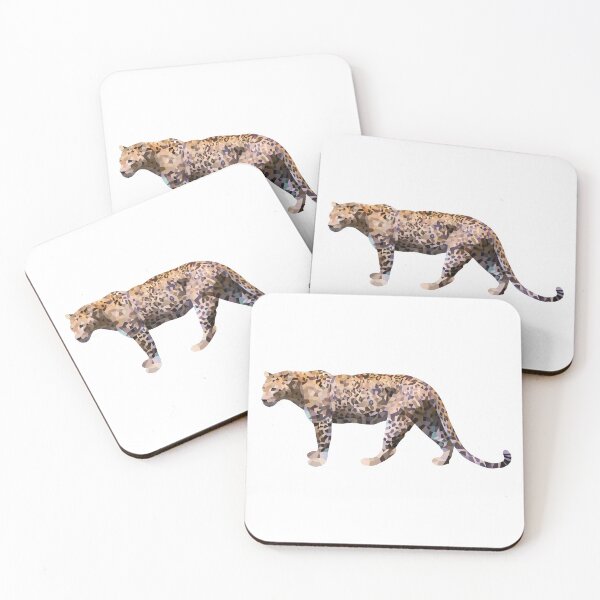 Item preview, leopard-Polygonal animals designed and sold by Hartics.