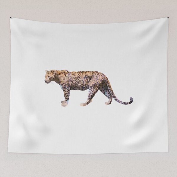 Item preview, leopard-Polygonal animals designed and sold by Hartics.