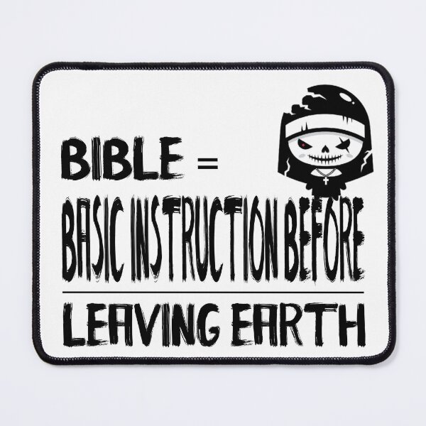 Item preview, Bible = Basic Instruction Before Leaving Earth designed and sold by darknessjeff86.
