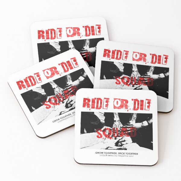 Item preview, ride or die squad (white version) designed and sold by since-dayone.