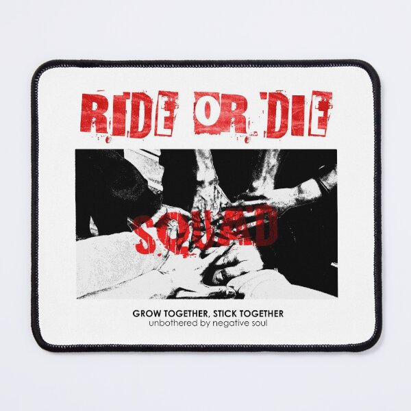 Item preview, ride or die squad (white version) designed and sold by since-dayone.