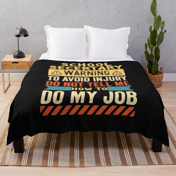Item preview, School Secretary Warning Job 20222 designed and sold by َART LOVERS ★★★★★.