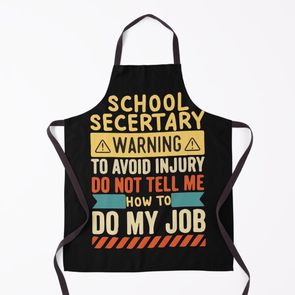 Item preview, School Secretary Warning Job 20222 designed and sold by َART LOVERS ★★★★★.