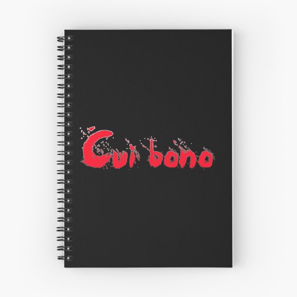 Item preview, Cui bono? designed and sold by Thilina Kasthuriarachchi.