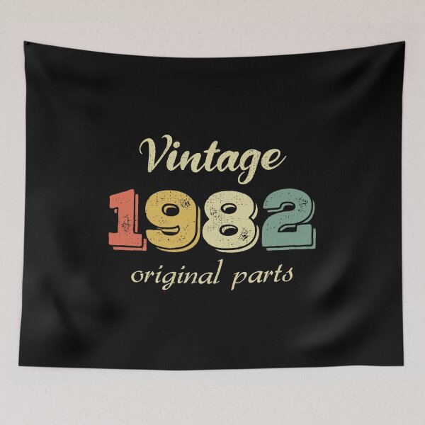 Item preview, 40th Birthday Vintage 1982  Funny Gift designed and sold by TastefulTees.