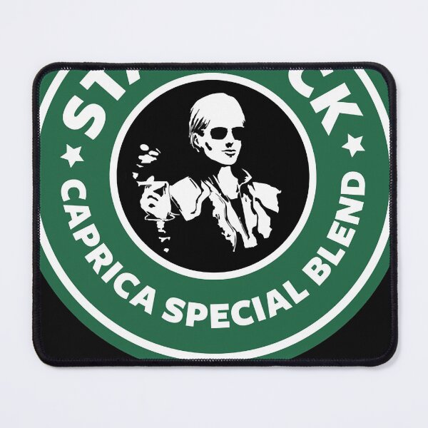Item preview, Battlestar Galactica Starbuck Caprica Special Blend Coffee Essential T-Shirt designed and sold by Johnddyyu.