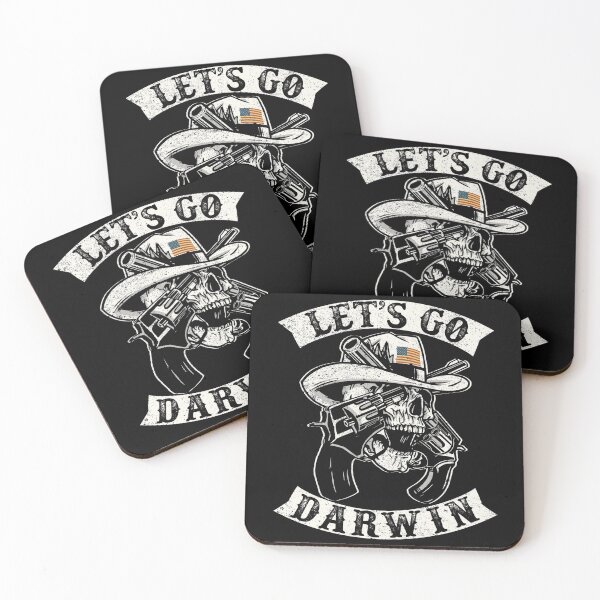 Item preview, Lets Go Darwin Funny Sarcastic Patriot Biker Let’s Go Darwin designed and sold by GraphifyArt.