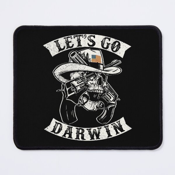 Item preview, Lets Go Darwin Funny Sarcastic Patriot Biker Let’s Go Darwin designed and sold by GraphifyArt.