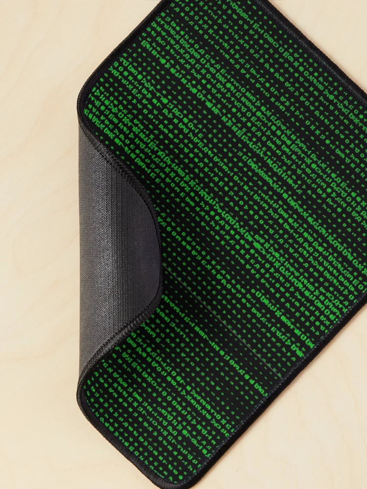 Thumbnail 2 of 5, Mouse Pad, The Matrix Code Pattern designed and sold by simpleones.