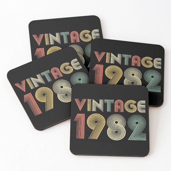 Item preview, 40th Birthday Vintage 1982  Retro Funny Gift designed and sold by TastefulTees.