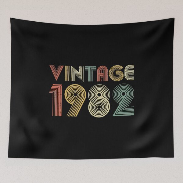 Item preview, 40th Birthday Vintage 1982  Retro Funny Gift designed and sold by TastefulTees.