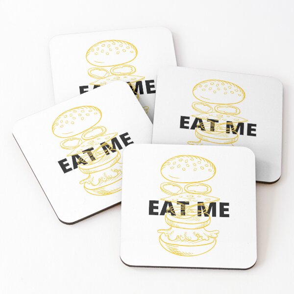 Item preview, Eat Me (with burger) designed and sold by JAG2B.