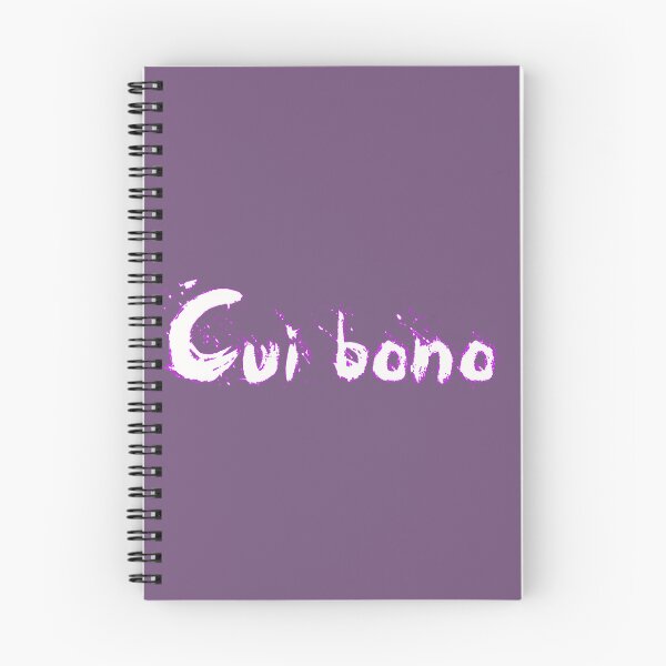 Item preview, Cui bono? designed and sold by Thilina Kasthuriarachchi.