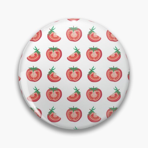 Item preview, Cute graphic tomato seamless pattern designed and sold by Trianglegreen.