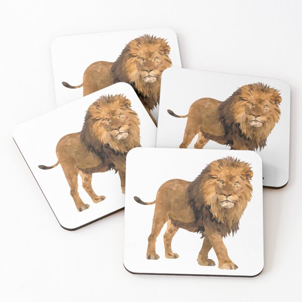 Item preview, lion-Polygonal animals designed and sold by Hartics.